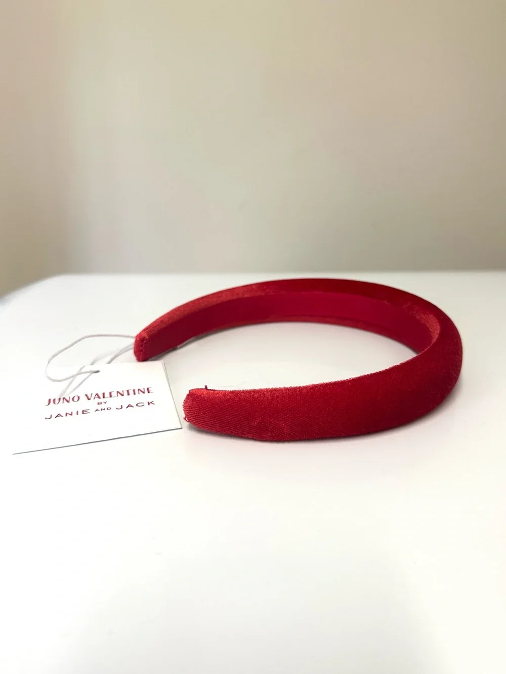 NWT Janie and Jack Velvet Girls Headband